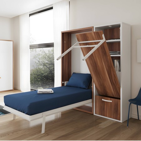 Bureau escamotable vertical 229 cm