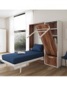 Bureau escamotable vertical 229 cm