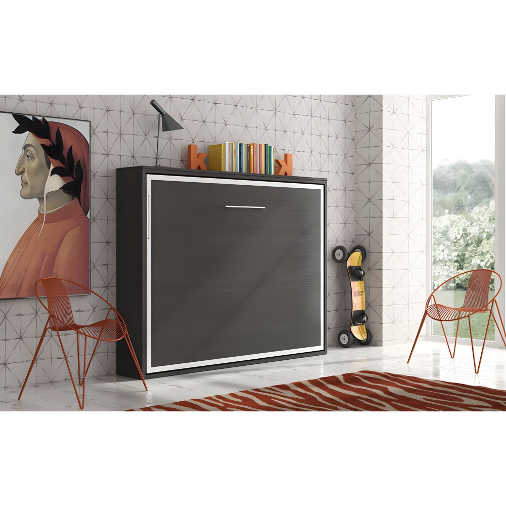 Lit escamotable horizontal ouverture assistée