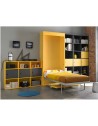 Lit escamotable vertical avec bureau