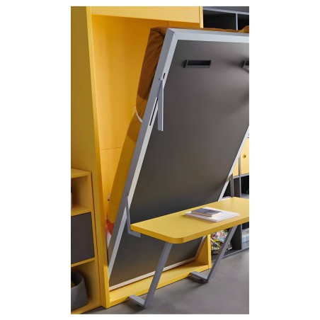 Lit escamotable vertical avec bureau