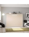 Lit escamotable horizontal ouverture assistée