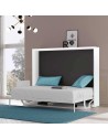 Lit escamotable horizontal avec bureau