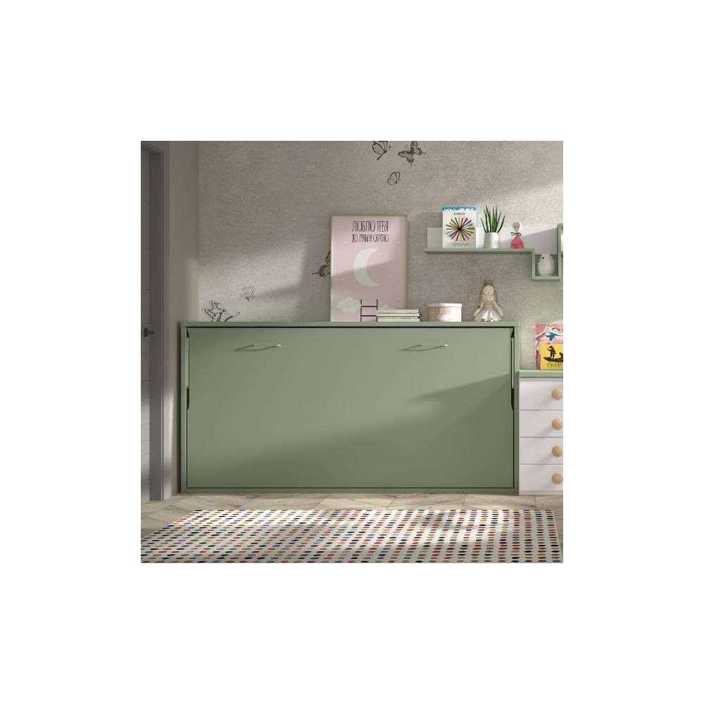 Lit escamotable horizontal - 1 personne