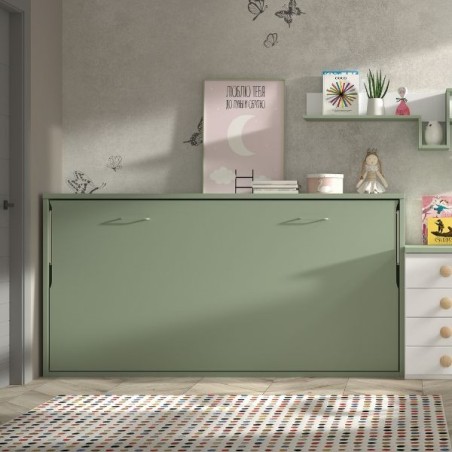 Lit escamotable horizontal - 1 personne