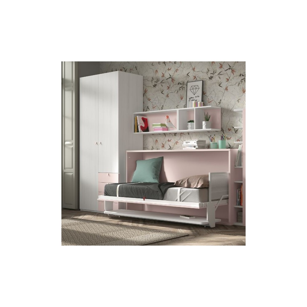 Lit escamotable horizontal + bureau