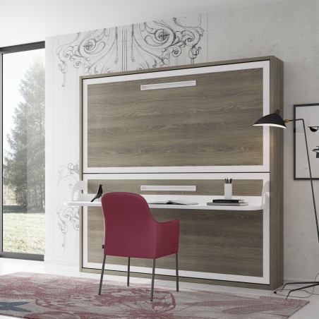 Lits escamotables superposés & bureau