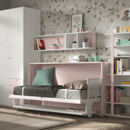 Lit escamotable horizontal + bureau