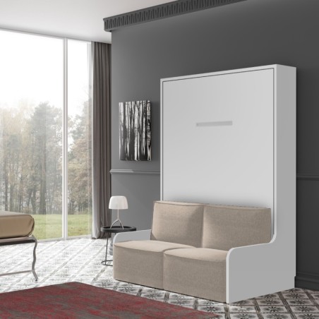 Lit escamotable vertical + banquette