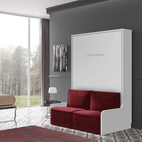 Lit escamotable vertical + banquette
