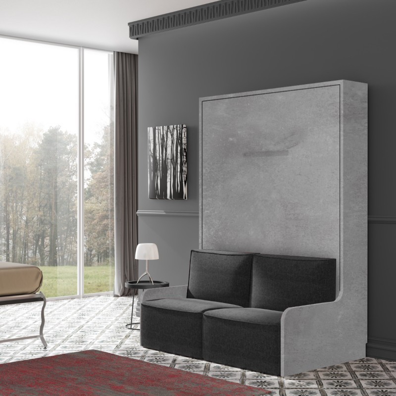 Lit escamotable vertical + banquette