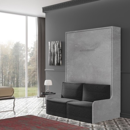 Lit escamotable vertical + banquette