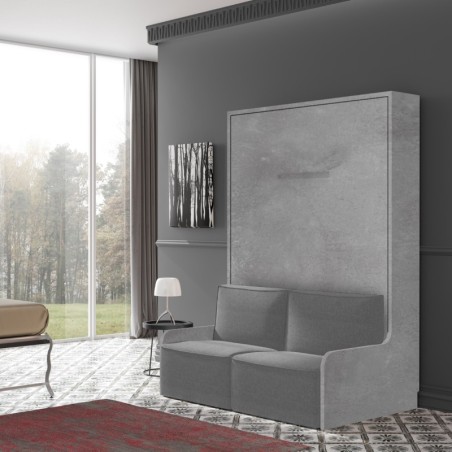 Lit escamotable vertical + banquette