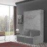 Lit escamotable vertical + banquette