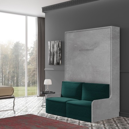 Lit escamotable vertical + banquette