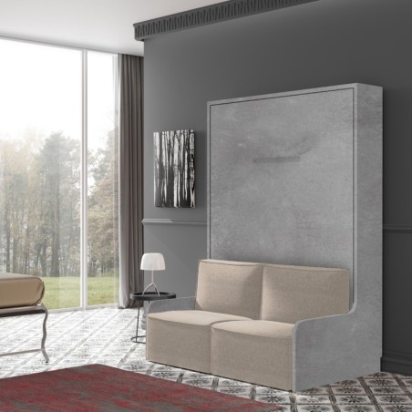 Lit escamotable vertical + banquette
