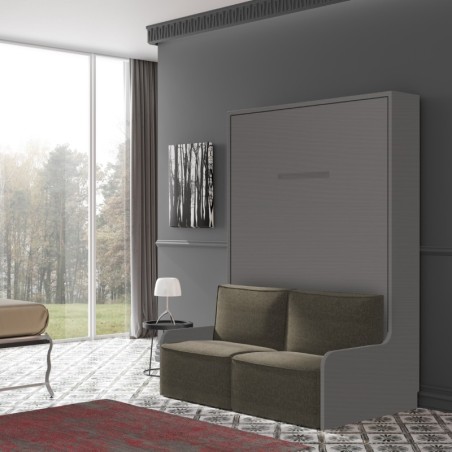 Lit escamotable vertical + banquette