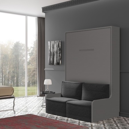 Lit escamotable vertical + banquette