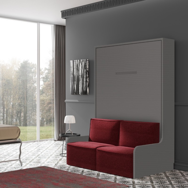 Lit escamotable vertical + banquette