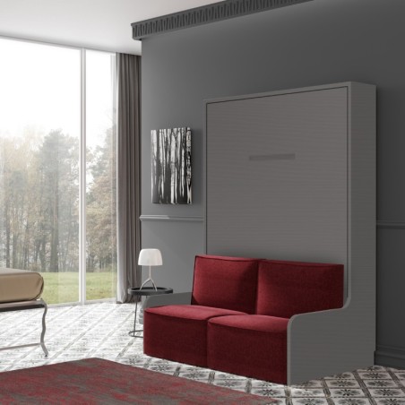 Lit escamotable vertical + banquette