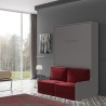 Lit escamotable vertical + banquette