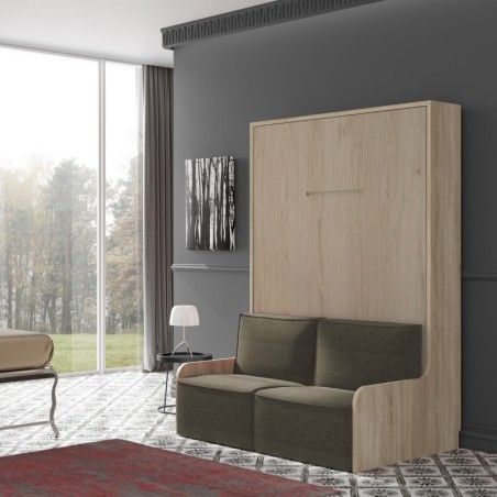 Lit escamotable vertical + banquette