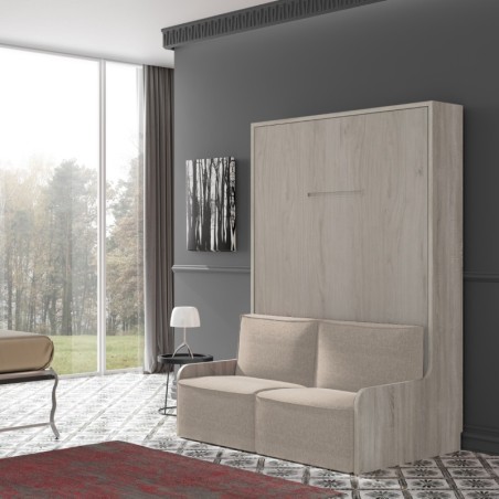 Lit escamotable vertical + banquette