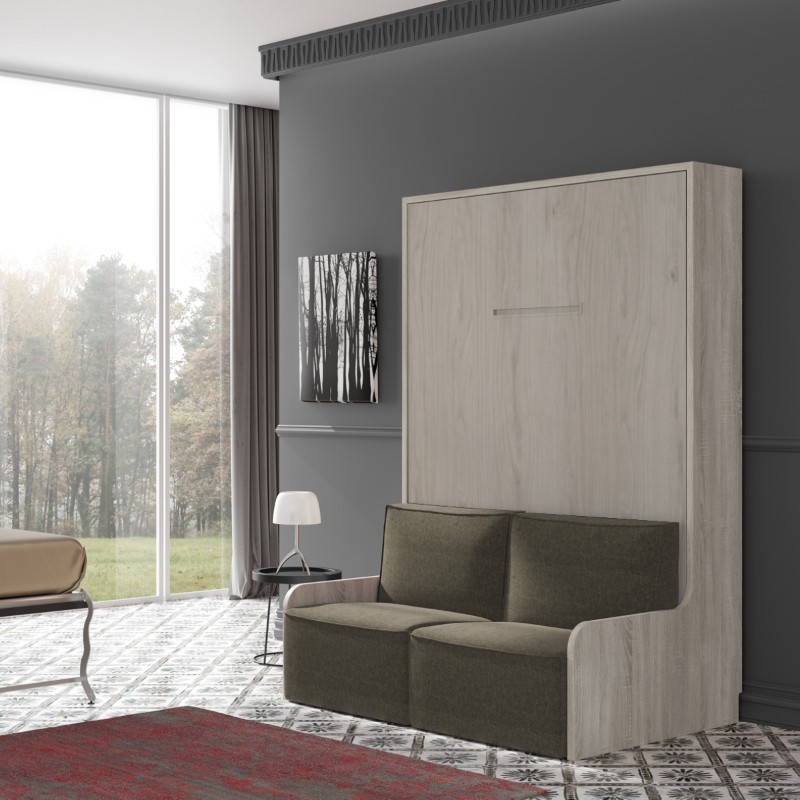 Lit escamotable vertical + banquette
