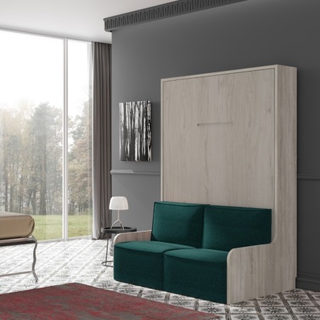 Lit escamotable vertical + banquette
