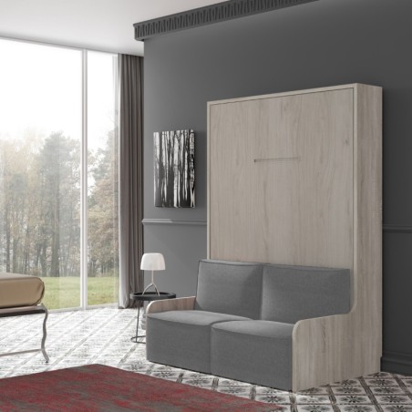 Lit escamotable vertical + banquette