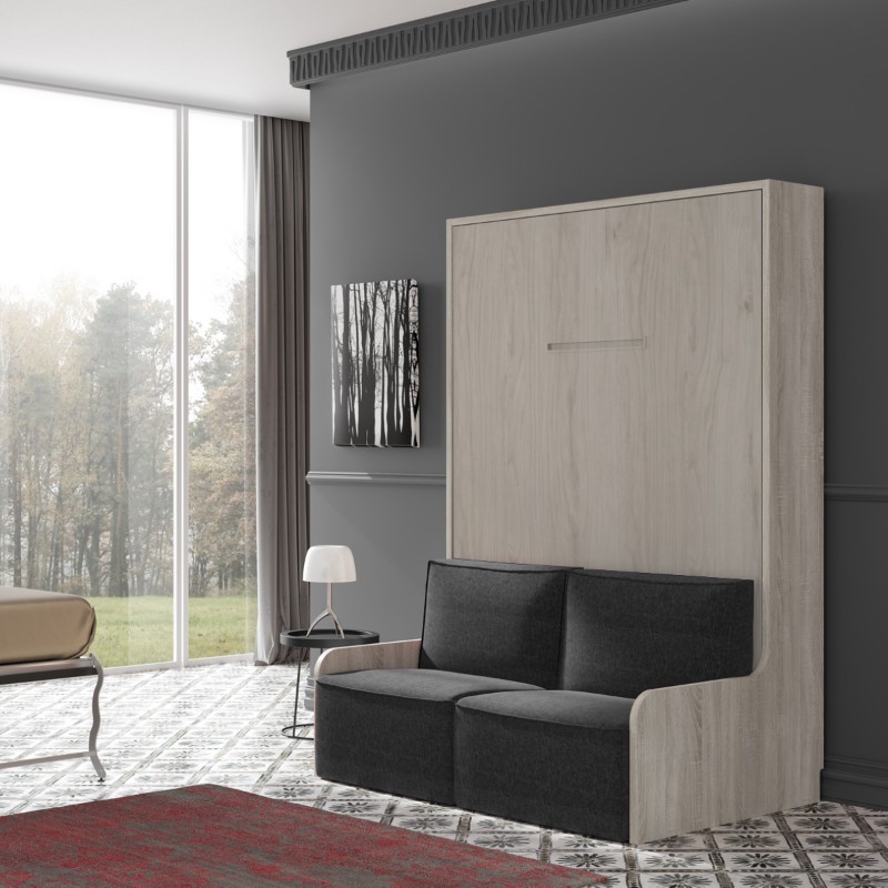 Lit escamotable vertical + banquette
