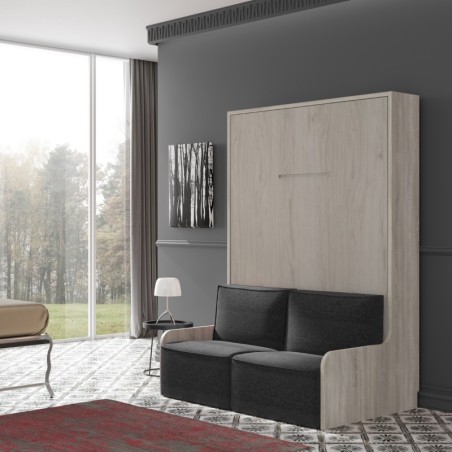 Lit escamotable vertical + banquette
