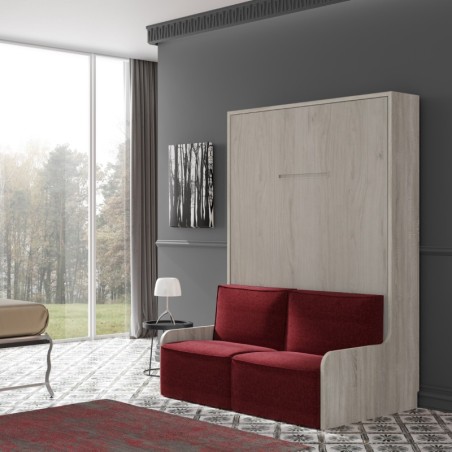 Lit escamotable vertical + banquette