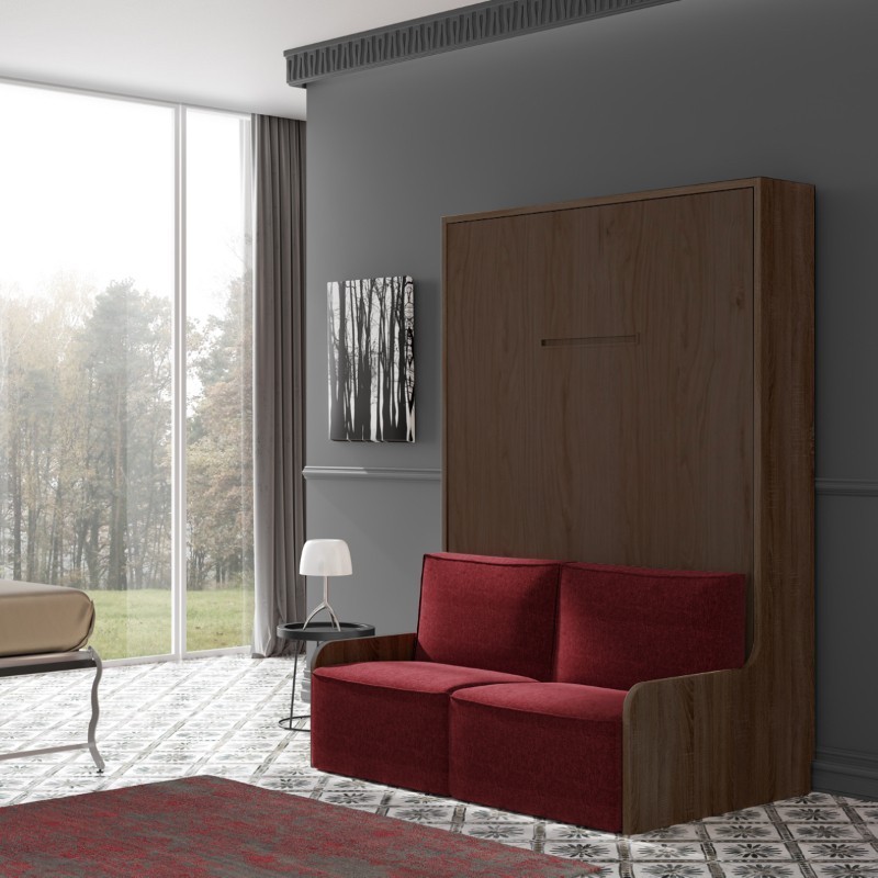 Lit escamotable vertical + banquette