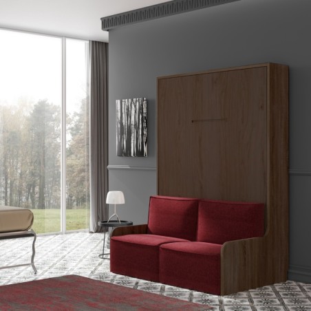 Lit escamotable vertical + banquette