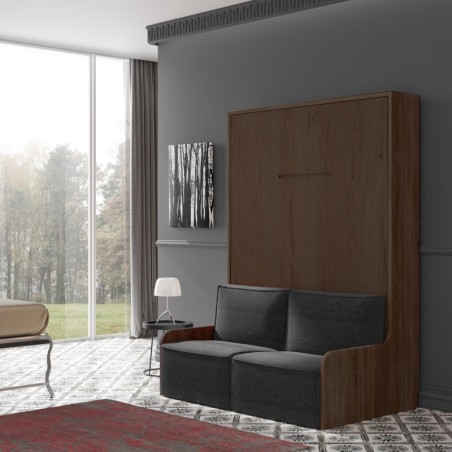 Lit escamotable vertical + banquette