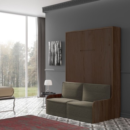 Lit escamotable vertical + banquette
