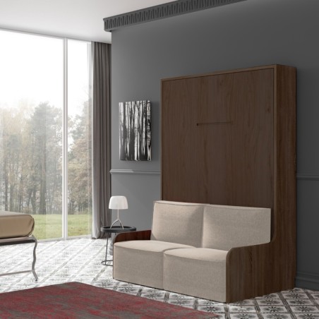 Lit escamotable vertical + banquette