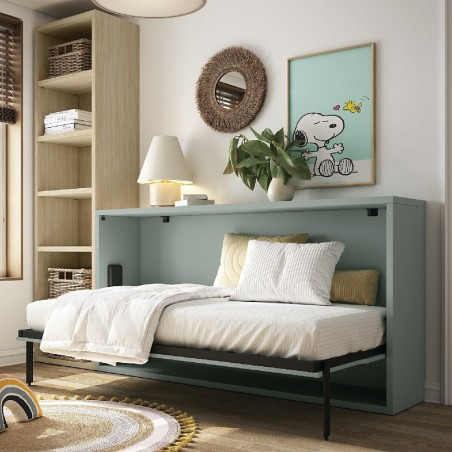 Lit escamotable vertical avec bureau PEGASUS | Secret de Chambre