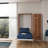 Ensemble lit et bureau escamotables
