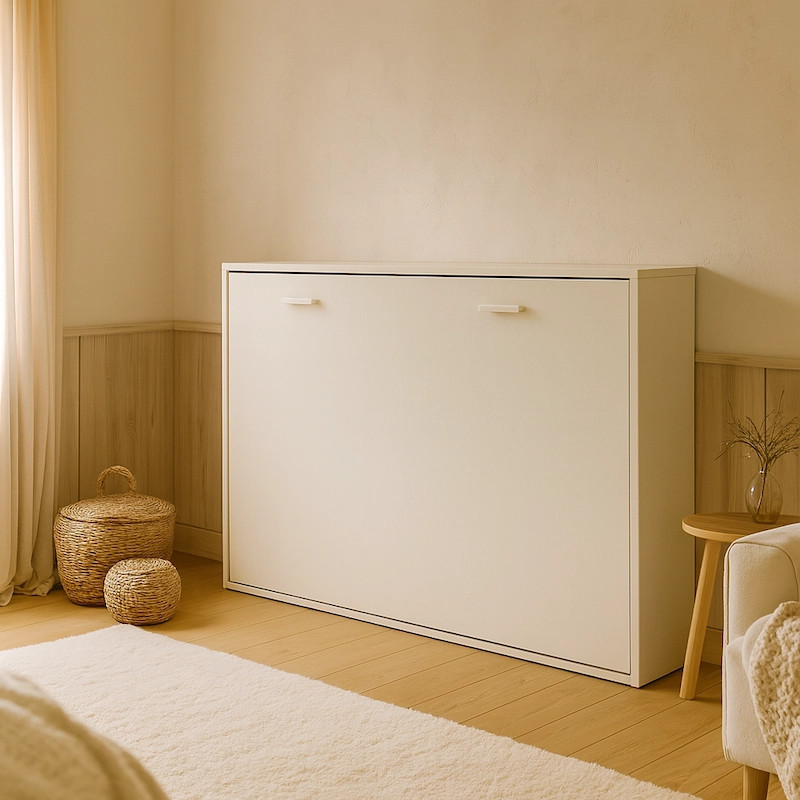 Lit escamotable horizontal ouverture assisté