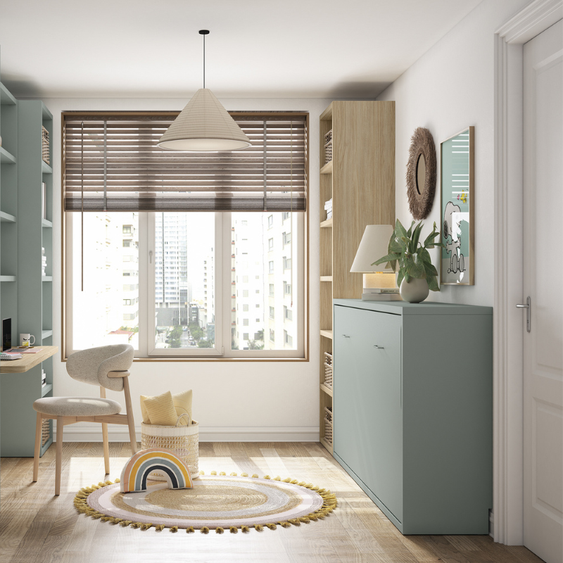 Lit escamotable horizontal Naos - lit gain de place