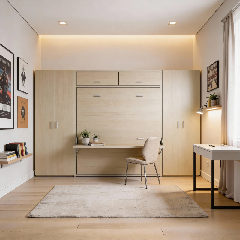 Lits superposés escamotable enfant - Clivo