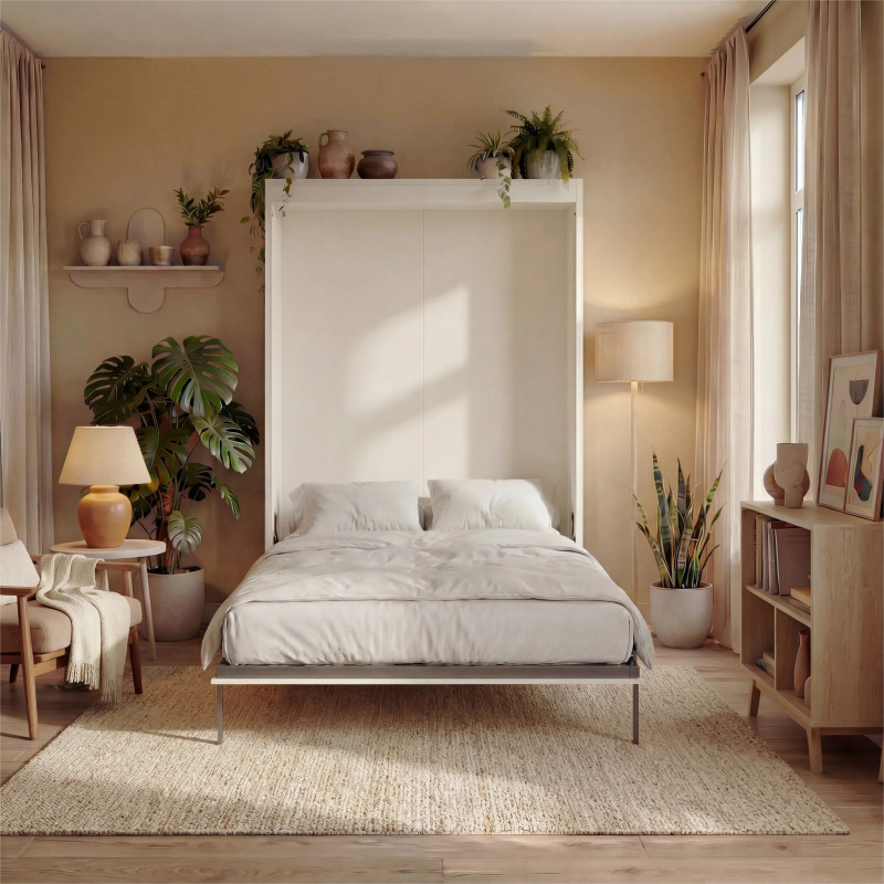 Lit armoire escamotable gain de place - Bulco