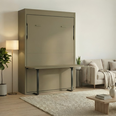 Lit escamotable vertical avec bureau