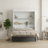 Lit escamotable vertical NYX avec canapé et rangement intégré