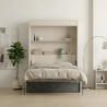 Lit escamotable vertical NYX avec canapé et rangement intégré