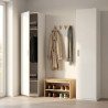 Armoire 1 porte avec penderie - Hauteur 240 cm