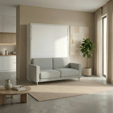 Lit escamotable vertical CAPEO – Idéal studio ou pièce à vivre