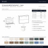 Lit escamotable horizontal Icare sur mesure – Gain de place